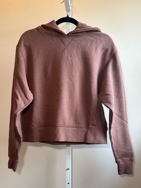 NWOT Mate the Label Organic Cotton Cropped Hoodie Brown Size XS NWOT